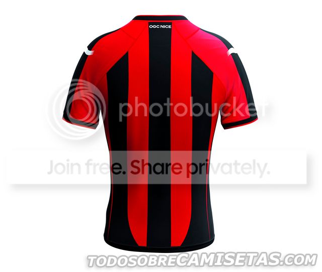 MAILLOT FOOTBALL OGC Nice Côte d'Azur Domicile 2013-2014 EUR 8,50 - FR